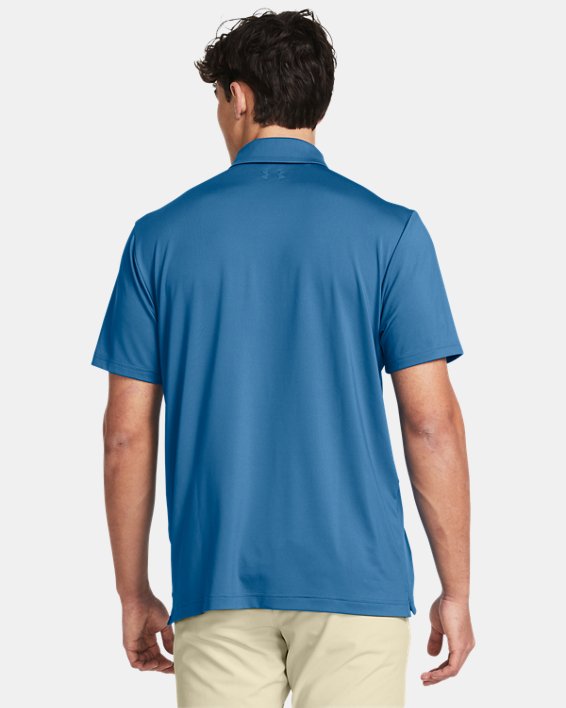 Men's UA Playoff 3.0 Fitted Polo in Blue image number 1